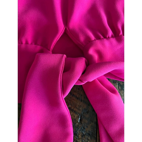 Trina Turk Womens XS Sleeveless Tie Hem Cocktail Top/Blouse - Picture 16 of 17